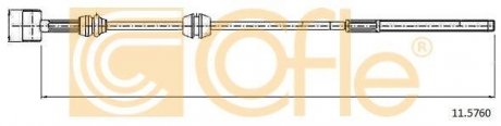 11.5760 COFLE Трос стояночного тормоза