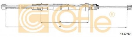11.6592 COFLE Трос стояночного тормоза