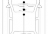 Трос ручних гальм (передній) Opel Vivaro/Renault Trafic 1.9-2.5DCI 01- 11.6806