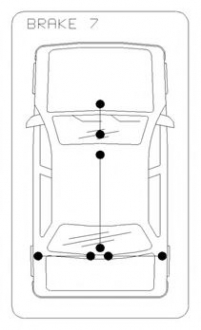 11.6806 COFLE Трос ручних гальм (передній) Opel Vivaro/Renault Trafic 1.9-2.5DCI 01-