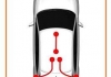 17.6048 COFLE Трос ручного тормоза зад. Hyundai i30/Kia Sportage10- Л. (1726/1468) COFLE 17.6048 (фото 2)