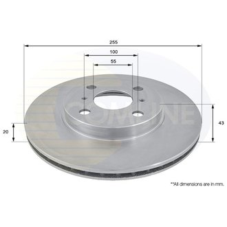 ADC0194V Comline ADC0194V Comline - Диск тормозной вентилируемый с покриттям