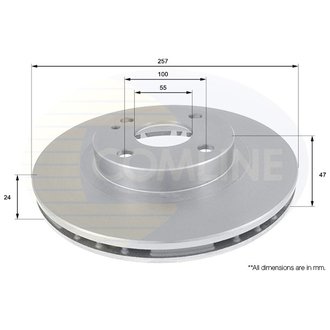 ADC0437V Comline ADC0437V Comline - Диск тормозной вентилируемый