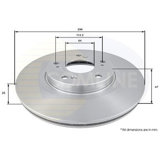 ADC0558V Comline ADC0558V Comline - Диск тормозной вентилируемый