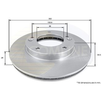 ADC1051V Comline ADC1051V Comline - Диск тормозной вентилируемый