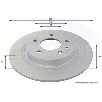 ADC1154 Comline ADC1154 Comline - Диск тормозной с покриттям