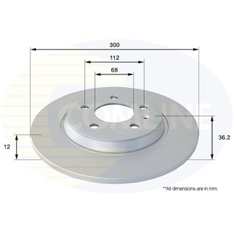 ADC1478 Comline ADC1478 Comline - Диск тормозной с покриттям