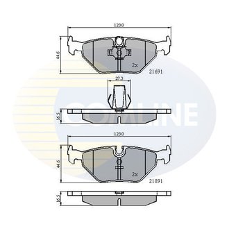 CBP01011 Comline CBP01011 Comline - Тормозные колодки до дисків