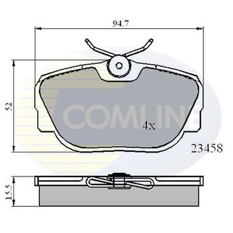 - Гальмівні колодки до дисків Comline CBP01093