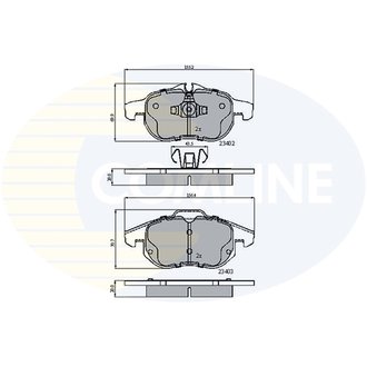 - Гальмівні колодки до дисків Comline CBP01137