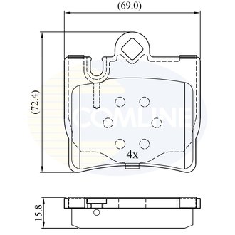 CBP01143 Comline CBP01143 Comline - Тормозные колодки до дисків