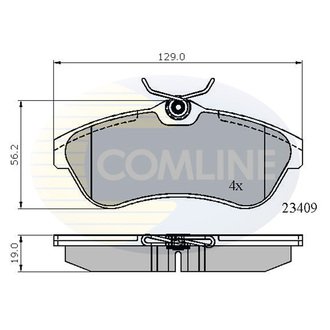 CBP01146 Comline CBP01146 Comline - Тормозные колодки до дисків