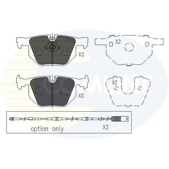 CBP01205 Comline CBP01205 Comline - Тормозные колодки до дисків