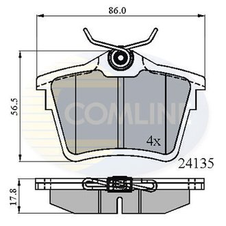 CBP01252 Comline CBP01252 Comline - Тормозные колодки до дисків