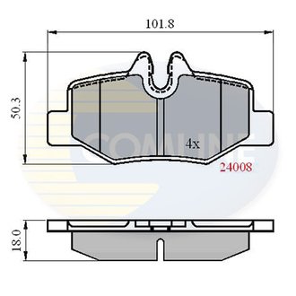 CBP01306 Comline CBP01306 Comline - Тормозные колодки до дисків