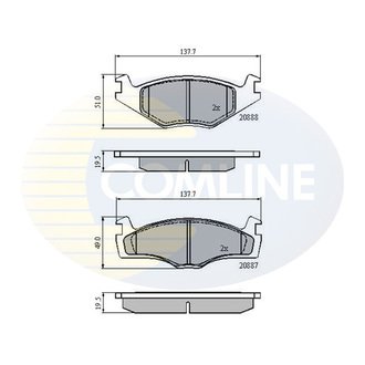 CBP0149 Comline CBP0149 Comline - Тормозные колодки до дисків