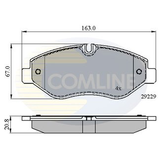 CBP01616 Comline CBP01616 Comline - Тормозные колодки до дисків