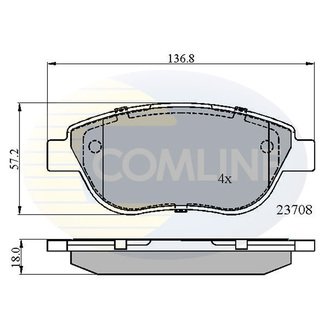 CBP01783 Comline CBP01783 Comline - Тормозные колодки до дисків