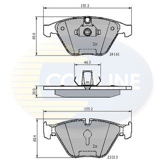 CBP02100 Comline CBP02100 Comline - Тормозные колодки до дисків