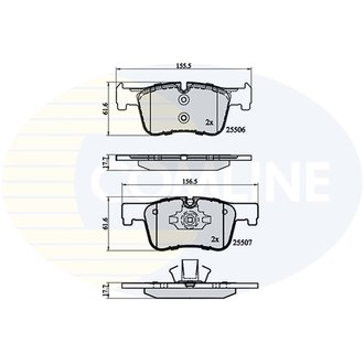 CBP02130 Comline CBP02130 Comline - Тормозные колодки до дисків