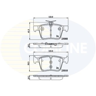 CBP02156 Comline CBP02156 Comline - Тормозные колодки до дисків