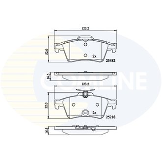 CBP02198 Comline CBP02198 Comline - Тормозные колодки до дисків