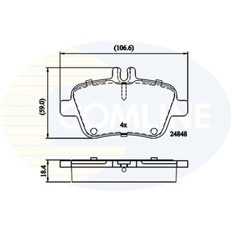 CBP02209 Comline CBP02209 Comline - Тормозные колодки до дисків