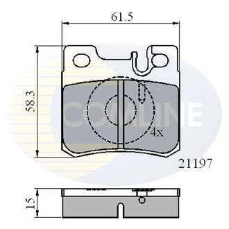 CBP0226 Comline CBP0226 Comline - Тормозные колодки до дисків