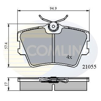 CBP0272 Comline CBP0272 Comline - Тормозные колодки до дисків