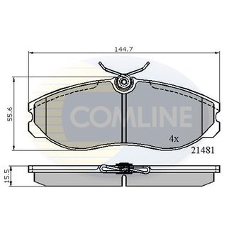 CBP0447 Comline CBP0447 Comline - Тормозные колодки до дисків