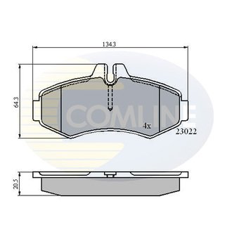 CBP0480 Comline CBP0480 Comline - Тормозные колодки до дисків