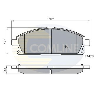 CBP0591 Comline CBP0591 Comline - Тормозные колодки до дисків