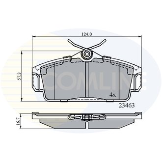 CBP0740 Comline CBP0740 Comline - Тормозные колодки до дисків