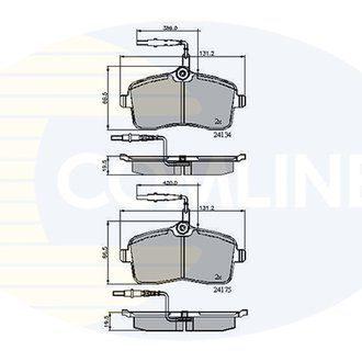CBP11250 Comline CBP11250 Comline - Тормозные колодки до дисків