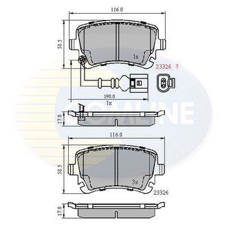 CBP11313 Comline CBP11313 Comline - Тормозные колодки до дисків