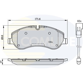 CBP22142 Comline CBP22142 Comline - Тормозные колодки до дисків