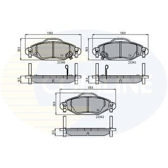 CBP31152 Comline CBP31152 Comline - Тормозные колодки до дисків