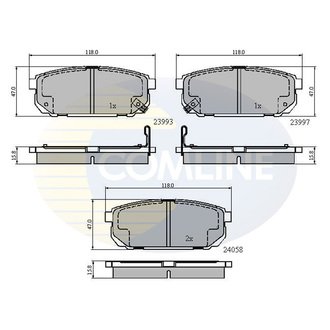 CBP31288 Comline CBP31288 Comline - Тормозные колодки до дисків