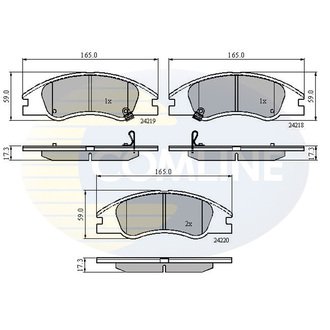 CBP31321 Comline CBP31321 Comline - Тормозные колодки до дисків