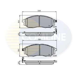 CBP31524 Comline CBP31524 Comline - Тормозные колодки до дисків