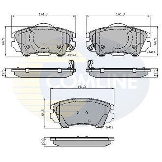 CBP31680 Comline CBP31680 Comline - Тормозные колодки до дисків