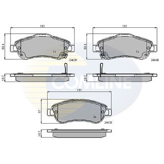 CBP31705 Comline CBP31705 Comline - Тормозные колодки до дисків