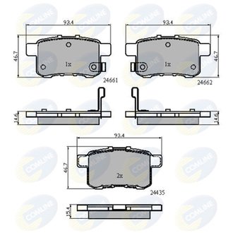 CBP31711 Comline CBP31711 Comline - Тормозные колодки до дисків