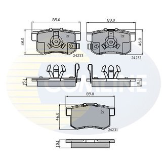 CBP31736 Comline CBP31736 Comline - Тормозные колодки до дисків