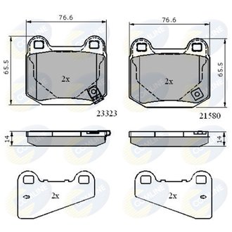 CBP31755 Comline CBP31755 Comline - Тормозные колодки до дисків