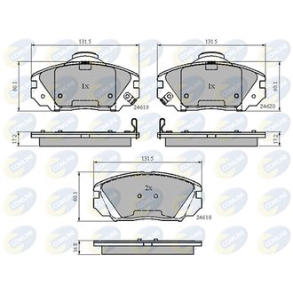 CBP31788 Comline CBP31788 Comline - Тормозные колодки до дисків