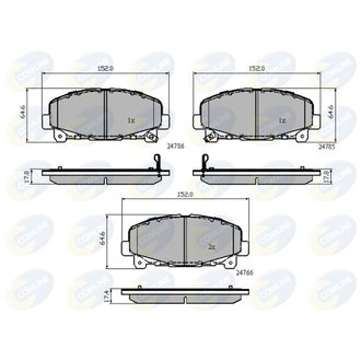 CBP32010 Comline CBP32010 Comline - Тормозные колодки до дисків