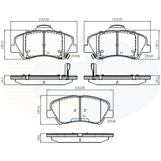 CBP32040 Comline CBP32040 Comline - Тормозные колодки до дисків