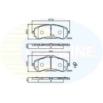 - Гальмівні колодки до дисків Comline CBP32232