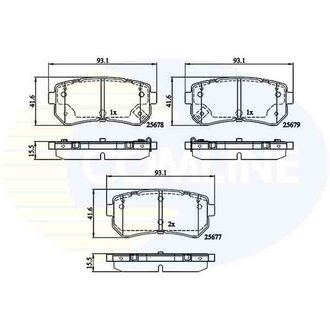 CBP32276 Comline CBP32276 Comline - Тормозные колодки до дисків